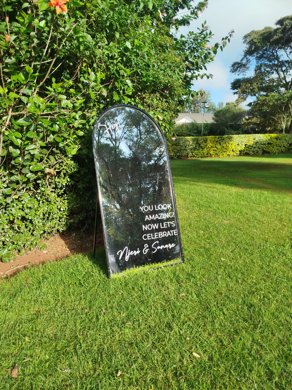Kenyan weddings signage trending