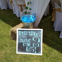 Weddings signage