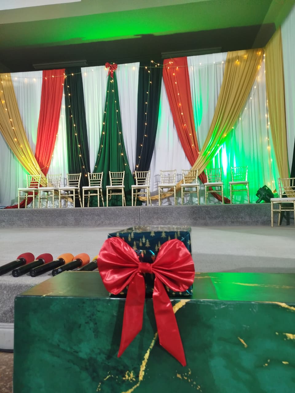 christmas decor in kenya by kazawa events