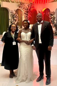 Jamila Darwesh event and wedding planner with wedding clients
